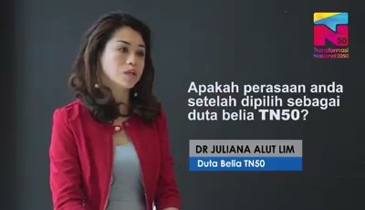 Dr Juliana as TN50 Ambassador